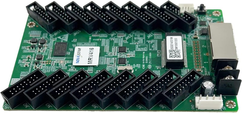 AzarPixel NovaStar MRV416 LED Receiving Card | High-Performance LED Display Controller with 18bit+ Grayscale, Pixel-Level Brightness Calibration & 3D Support | Reliable Indoor & Outdoor Video Wall Solution - Image 2